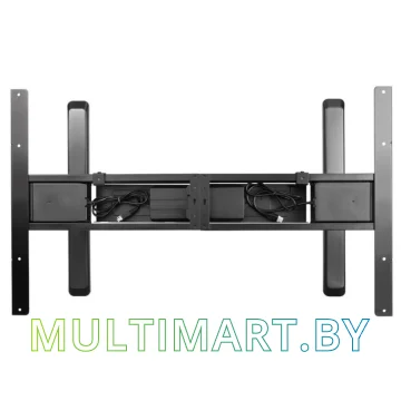 Стол для работы стоя ErgoSmart Unique Ergo Desk 1380x800x18мм (альпийский белый/черный) картинка 3